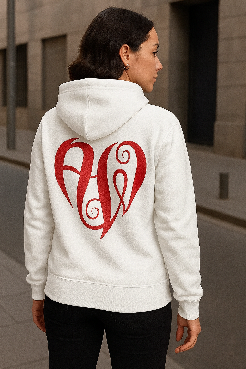AWWHITE HOODIE